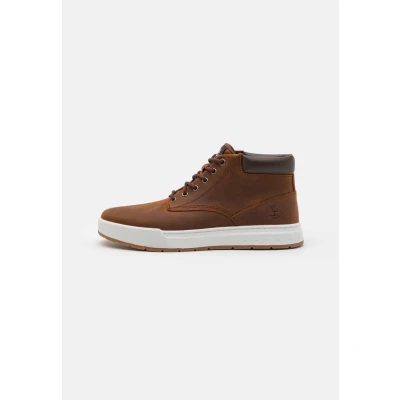 Image of Timberland Maple Grove Hightop trainers, Men&#039;s, Size: 7, Brown Nubuck