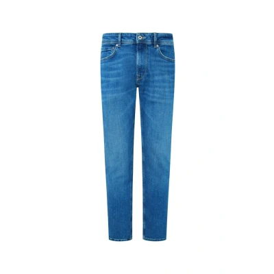 Image of Pepe JEANS Men&#039;s MID RISE TAPERED STANLEY, Blue (Denim hw1), 36W / 32L