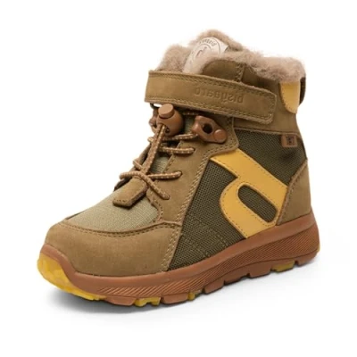 Image of Bisgaard Marlon TEX Classic ankle boots for kids, Size: 12.5K, Moss Nubuck/textile