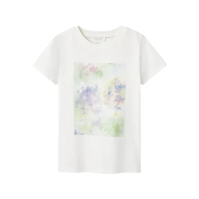 Image of Name it Print Tshirt for kids, Size: 9 10y, Cloud dancer