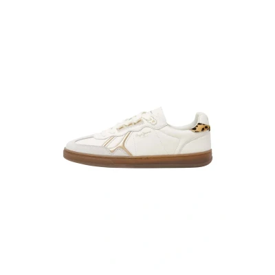 Image of Pepe Jeans BALL FUN W Trainers, Women&#039;s, Size: 7, White Leather