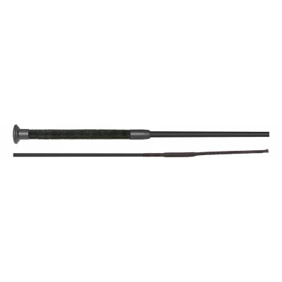 Image of Fleck Dressage Whip Economy SilkTouch Graphite Premium
