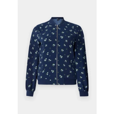 Image of Vero Moda Vmcoco Bomber Jacket, Women&#039;s, Size: Small, Navy