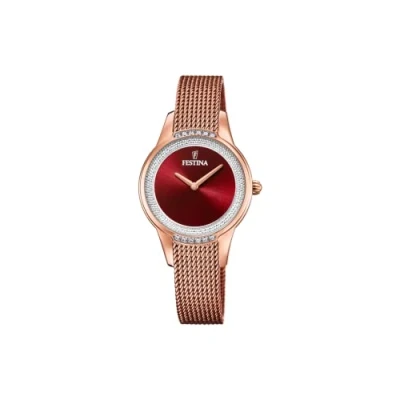 Image of Festina Mademoiselle Watch, Women&#039;s, Size: One Size, Red