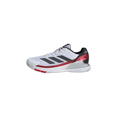 Image of adidas Performance Crazyquick LS Padel shoes Cloud white core black lucid red, Men&#039;s, Size: 4.5, red