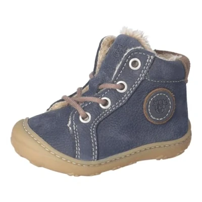 Image of RICOSTA Georgie Girls&#039; and Boys&#039; Winter Boots, Children&#039;s First Walking Shoes, Width: Medium, Loose Insole, Lake 180, 22 EU