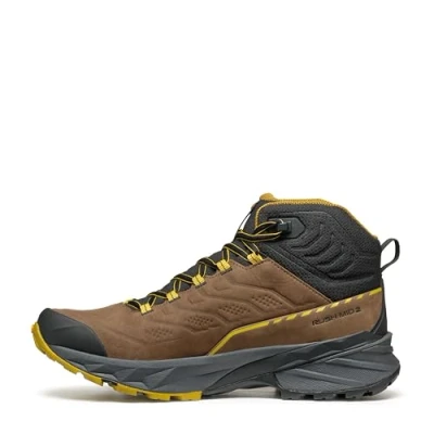Image of Scarpa RUSH 2 PRO MID GTX Hiking shoes, Men&#039;s, Size: 8.5, Brown Nubuck/textile
