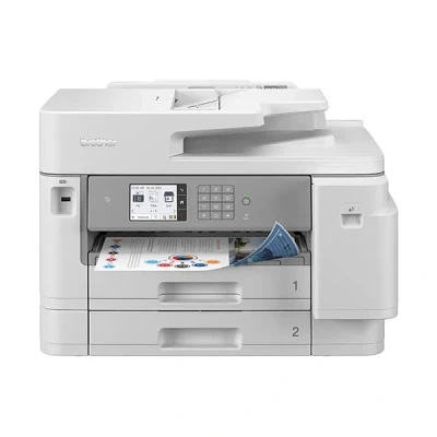 Image of Brother MFC J5955DW Wireless Colour Inkjet Printer 4 in 1 (Print/Copy/Scan/Fax) Wi Fi/USB/NFC A3 Print 8.8cm LCD Screen, UK Plug