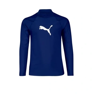 Image of PUMA Unisex Kid&#039;s Rashguard Swimwear, Navy, 128