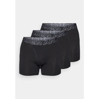 Image of Under Armour Underwear Boxers Performance Cotton 3 PACK Pants, Men&#039;s, Size: Medium, Black