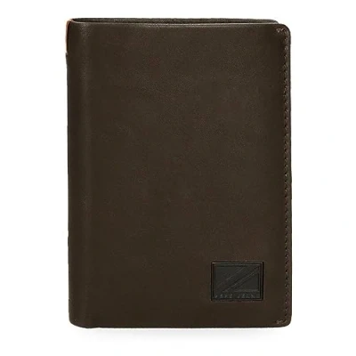 Image of Pepe Jeans Marshal Vertical Wallet with Coin Purse, One Size, Brown, Purse