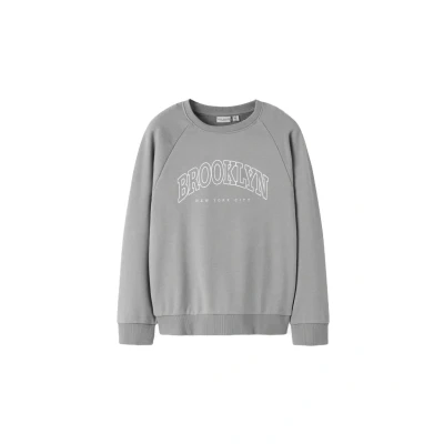 Image of Name it Regular FIT Sweatshirt for kids, Size: 9 10y, Ultimate grey