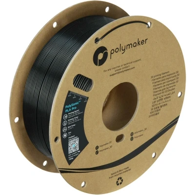 Image of Polymaker PolySonic High Speed PLA PRO 1 kg Black