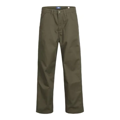 Image of Jack &amp; Jones Junior Jpstalex Clean Jjworker Pants JNR Trousers for kids, Size: 8y, Olive night