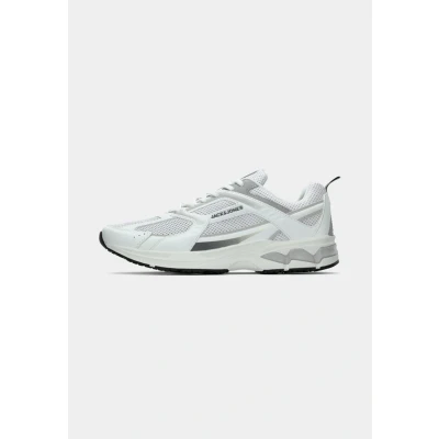 Image of Jack &amp; Jones Jfwtokyo Trainers, Men&#039;s, Size: 6, Bright white Imitation leather/ textile