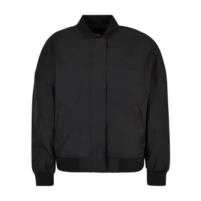 Image of Urban Classics Bomber Jacket, Women&#039;s, Size: XS, Black