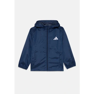 Image of adidas Performance RAIN Jacket Junior Unisex Windbreaker for kids, Size: 9 10y, Dark blue