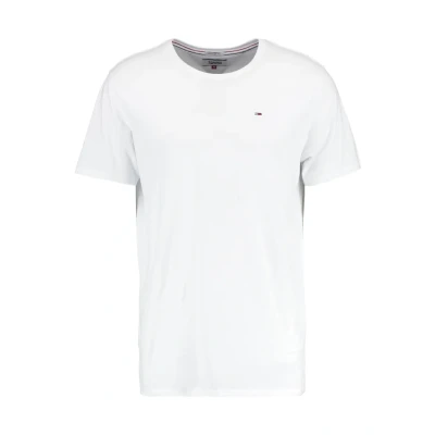 Image of Tommy Jeans Original TEE Basic Tshirt, Men&#039;s, Size: XXL, Classic white