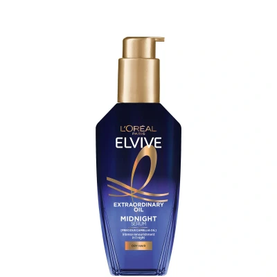 Image of L&#039;Oréal Paris Elvive Extraordinary Oil Midnight Renourishing Hair Treatment Serum for Dry 100ml