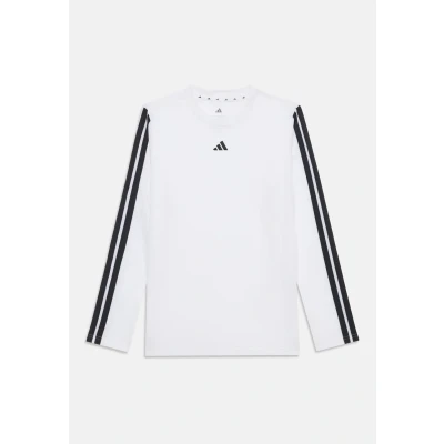 Image of adidas Performance Junior Unisex Long sleeved top for kids, Size: 11 12y, White/black