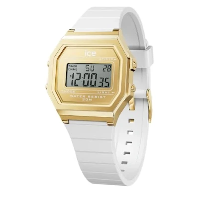 Image of Ice Watch Retro Digital watch, Women&#039;s, Size: One Size, White gold