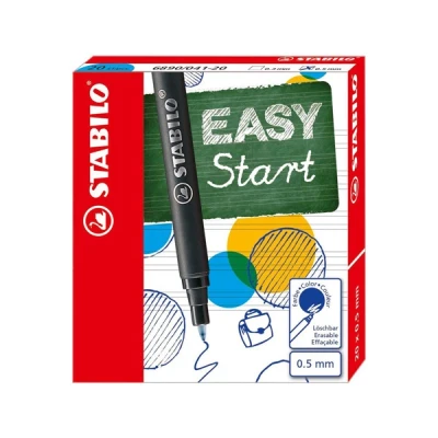 Image of Ergonomic Rollerball STABILO EASYoriginal Refills Pack of 20 Blue