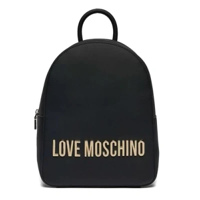Image of Moschino Borsa donna Love zaino ecopelle nero BS25MO21 JC4193, Black, M