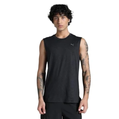 Image of PUMA Unisex M Move Cloudspun AOP Tank Tanks (Pack of 1)