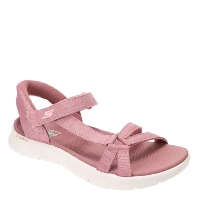 Image of Skechers Women&#039;s GO WALK FLEX SANDAL ILLUMINATE Sandals, Purple, 9 UK