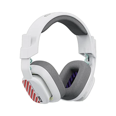 Image of ASTRO A10 Gaming Headset Gen 2 Wired Headset, Over ear Headphones, Lightweight &amp; damage resistant, Flip to mute microphone, 32 mm drivers, Compatible with PS5, PS4, Nintendo Switch, PC White