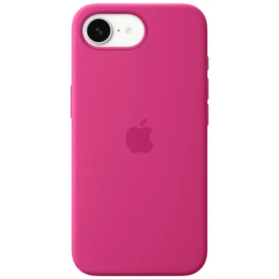Image of Apple Silicone Back Cover Pink iPhone 16e