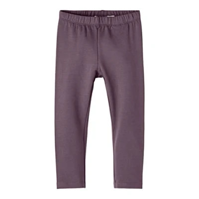 Image of Name IT Mädchen Nkfdavina Solid SWE Legging Bru N Noos, Arctic Dusk, 110
