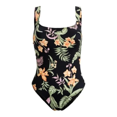 Image of Roxy Beach Classics ONE Piece Swimsuit, Women&#039;s, Size: Large, Anthracite