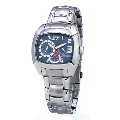 Image of Chronotech Mens Analogue Quartz Watch with Stainless Steel Strap CC7049M 03M,