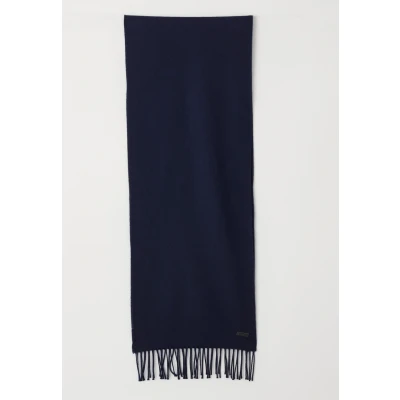 Image of BOSS Naster Scarf, Men&#039;s, Size: One Size, Dark blue four