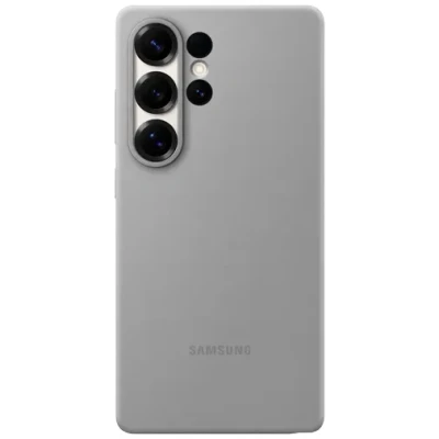 Image of Samsung Silicone Back Cover Grey Galaxy S25 Ultra
