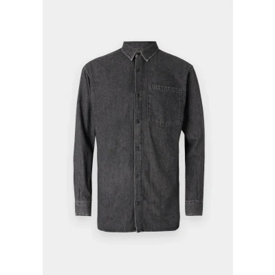 Image of Jack &amp; Jones Jjicreek Jjshirt Shirt, Men&#039;s, Size: Small, Black denim