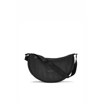 Image of Larkson Solveig Medium HALF MOON Across body bag, Size: One Size, Black