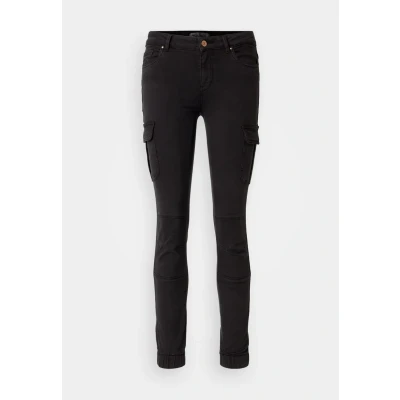Image of ONLY Missouri Cargo trousers, Women&#039;s, Size: 36x32, Black