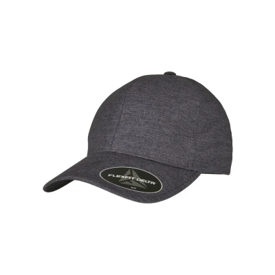 Image of Flexfit Delta Carbon Cap, Men&#039;s, Size: L/XL, Melange charcoal