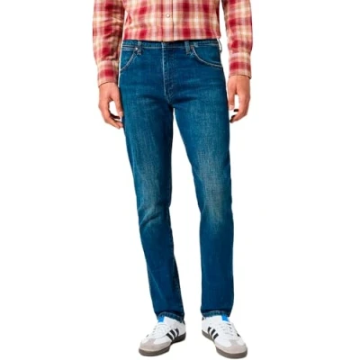 Image of Wrangler Larston Slim fit jeans, Men&#039;s, Size: 30x32, Azure fade