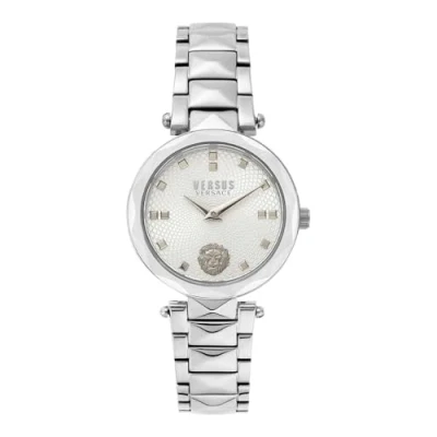 Image of Versus Versace Womens Analogue Quartz Watch with Stainless Steel Strap VSPHK0620, Silver, bracelet