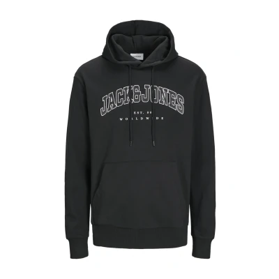 Image of Jack &amp; Jones Hoodie, Men&#039;s, Size: Small, Schwarz
