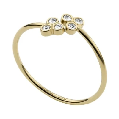 Image of Fossil Sutton Ring goldcoloured, Women&#039;s, Size: Small, Gold coloured