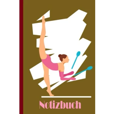 Image of Gymnastik Notizbuch: Notizbuch, breit liniert, liniertes Papier Notizbuch für Schule, Studenten, Geschenk Kinder, Jungen, Mädchen, Liebhaber