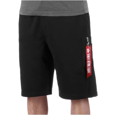 Image of ALPHA INDUSTRIES Men&#039;s X fit Cargo Shorts, Black, S