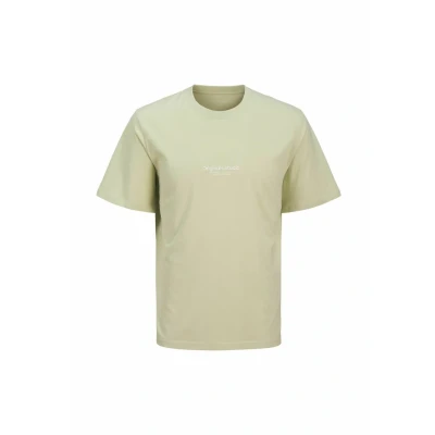 Image of JACK &amp; JONES Male T Shirt Printed Shirt, Celadon Tint, M