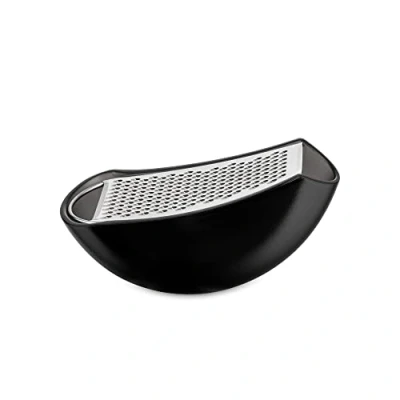 Image of Alessi Grater With Bowl Parmenide AARU01 B Black by Alejandro Ruiz