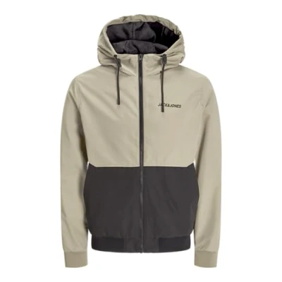 Image of Jack &amp; Jones Jjerush HOOD Light jacket, Men&#039;s, Size: Small, Braun