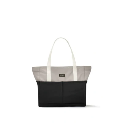 Image of LARKSON Linn Women&#039;s Men&#039;s Large Beach Bag for Holiday, Sport, Travel Tote with Zip Water Repellent Bag, Black Sand, Taille unique